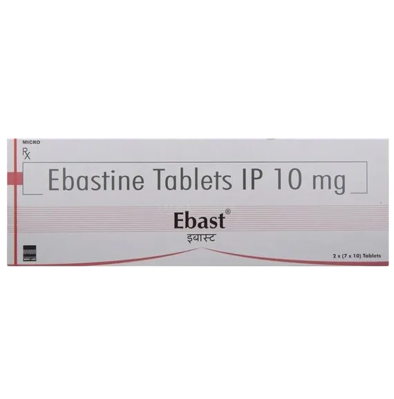ebast 10mg tablet 10's